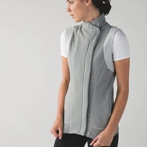 Lululemon Vest, 2-tone gray. Size 4